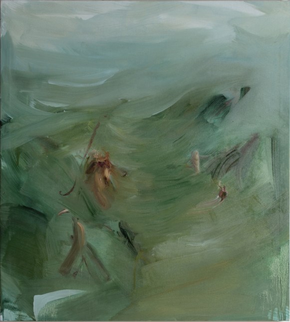 senza titolo, olio su tela, 100 x 96cm.